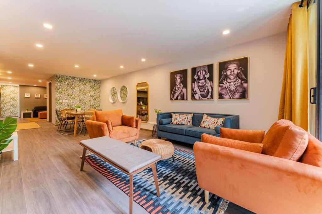 Apartment African Vibes, Roof Top/gym, Across Parque Espana